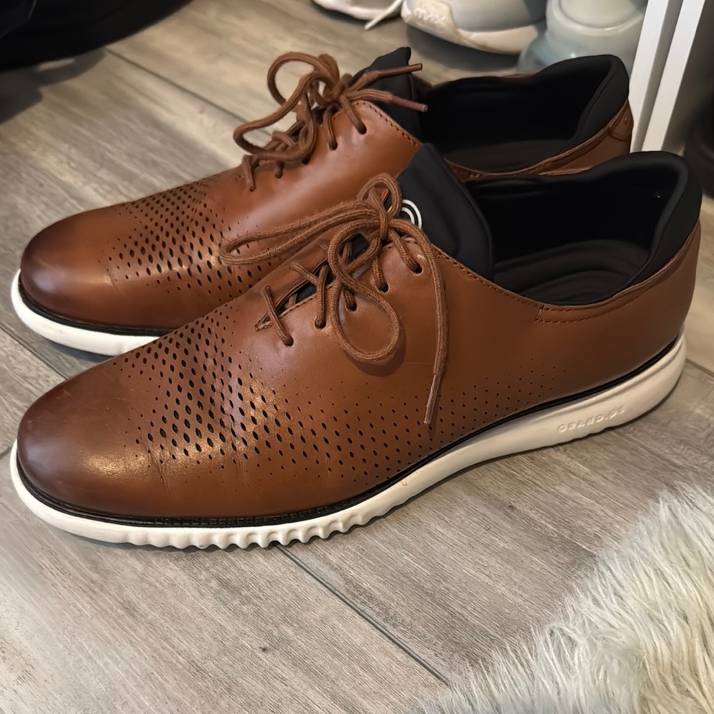 Men's Brown Leather Shoes Cole Haan